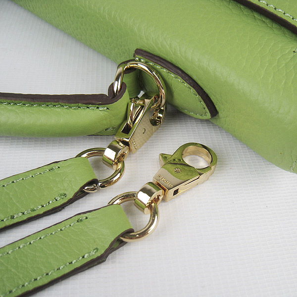 High Quality Hermes Kelly 35CM Togo Leather Bag Green 6308 - Click Image to Close